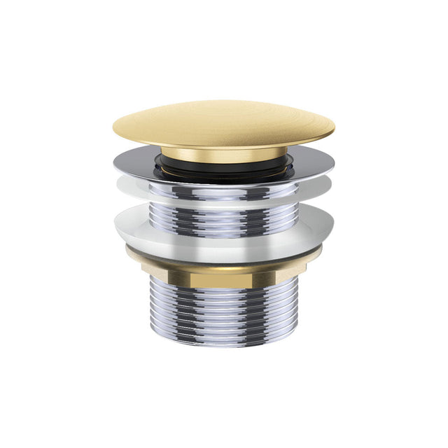 Fienza Pull-Out / Pop-up 40mm Bath Waste - Urban Brass - No Overflow - Bath Pop up Waste