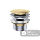 Fienza Pull-Out / Pop-up 40mm Bath Waste - Urban Brass - With Overflow - Bath Pop up Waste