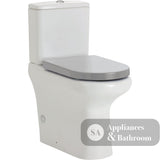 Fienza Rak Compact Back-to-Wall Suite - Grey Seat - Back to Wall Suites