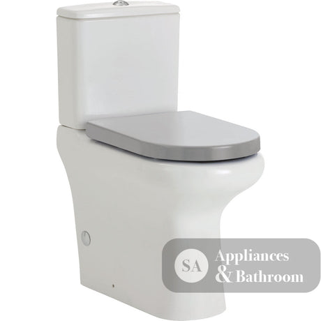 Fienza Rak Compact Back-to-Wall Suite - Grey Seat - Back to Wall Suites