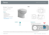 Fienza Rak Junior Wall-Faced Suite - Wall Faced Suite
