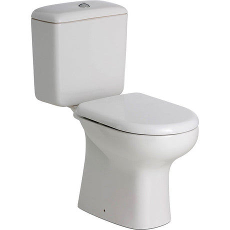 Fienza Rak Liwa Close-Coupled Suite S-Trap 140 - White - Closed Coupled Suites