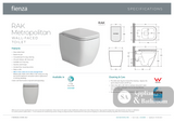 Fienza Rak Metropolitan Wall-Faced Suite - Wall Faced Suite