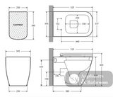 Fienza Rak Metropolitan Wall-Faced Suite - Wall Faced Suite