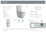 Fienza Rak Moon Back-to-Wall Suite - Back to Wall Suites