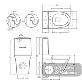 Fienza Rak Sensation Back-to-Wall Suite - Back to Wall Suites