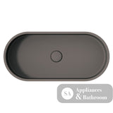 Fienza RB013 Jada Pill Concrete Above Counter Basin Warm Grey - Basins