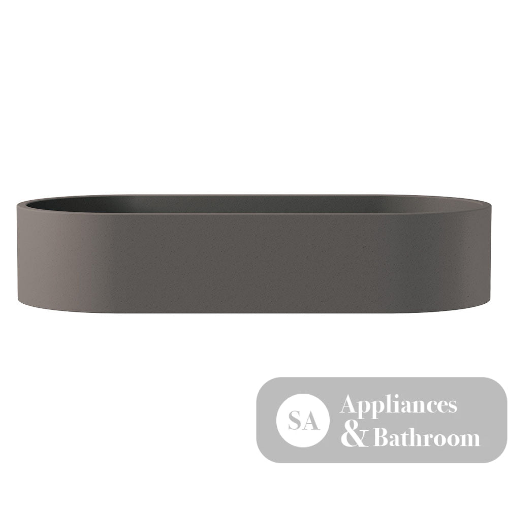 Fienza RB013 Jada Pill Concrete Above Counter Basin Warm Grey - Basins