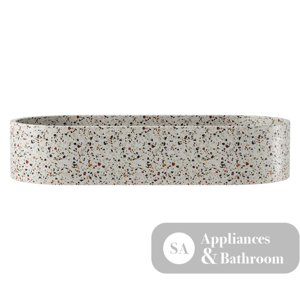Fienza RB013TZ Jada Pill Concrete Above Counter Basin Terrazzo - Basins