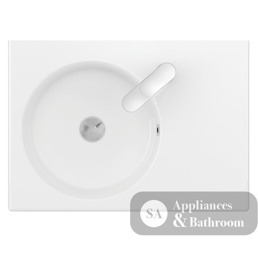 Fienza RB039L-1 Reba Left Bowl Wall Basin One Tap Hole - Basins