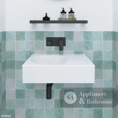 Fienza RB039L Reba Left Bowl Wall Basin No Tap Hole - Basins