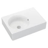 Fienza RB039L Reba Left Bowl Wall Basin No Tap Hole - Basins