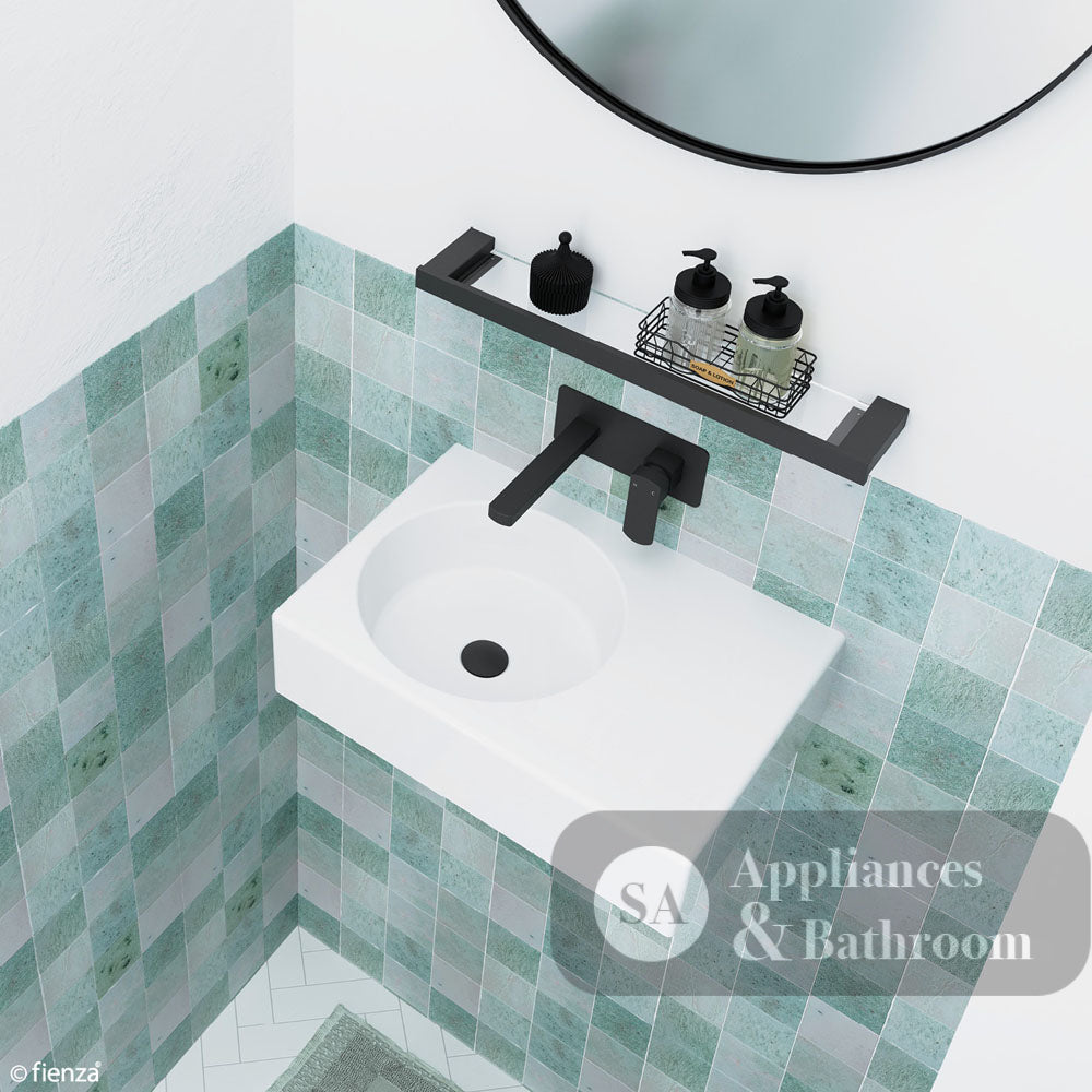 Fienza RB039L Reba Left Bowl Wall Basin No Tap Hole - Basins