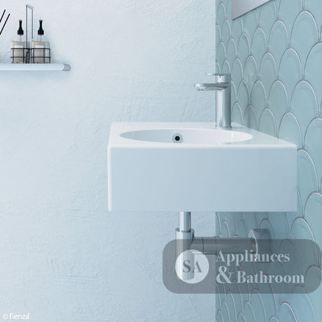 Fienza RB039R-1 Reba Right Bowl Wall Basin One Tap Hole - Basins