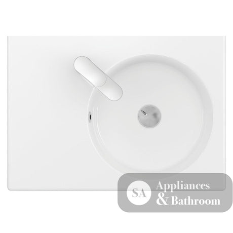 Fienza RB039R-1 Reba Right Bowl Wall Basin One Tap Hole - Basins
