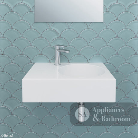 Fienza RB039R-1 Reba Right Bowl Wall Basin One Tap Hole - Basins