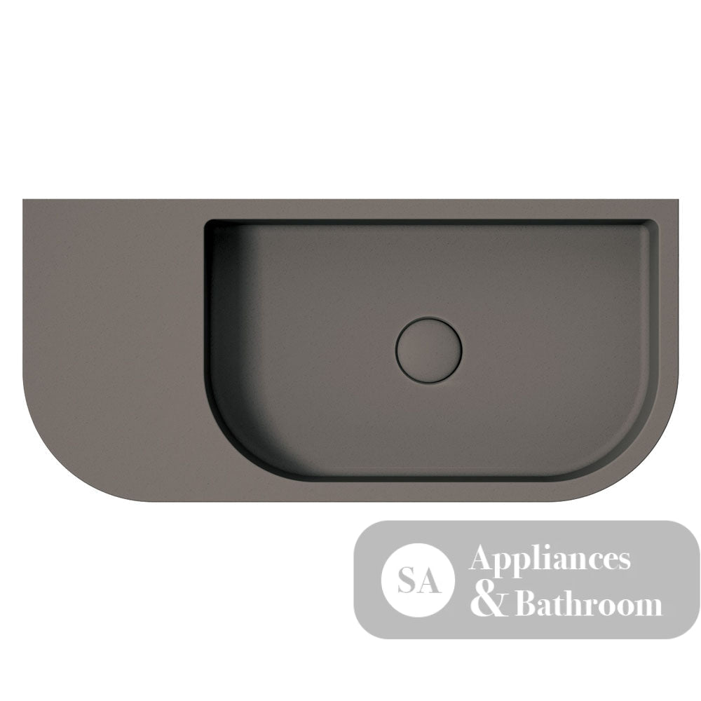 Fienza RB061 Blanca Concrete Wall Basin Warm Grey - Basins