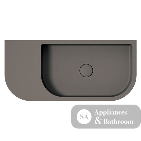 Fienza RB061 Blanca Concrete Wall Basin Warm Grey - Basins