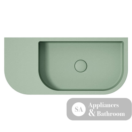Fienza RB061SG Blanca Concrete Wall Basin Sage - Basins