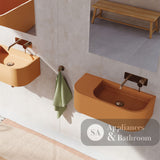 Fienza RB061TU Blanca Concrete Wall Basin Tuscan - Basins