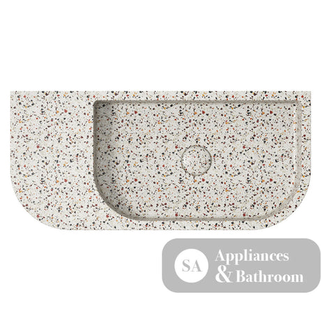 Fienza RB061TZ Blanca Concrete Wall Basin Terrazzo - Basins