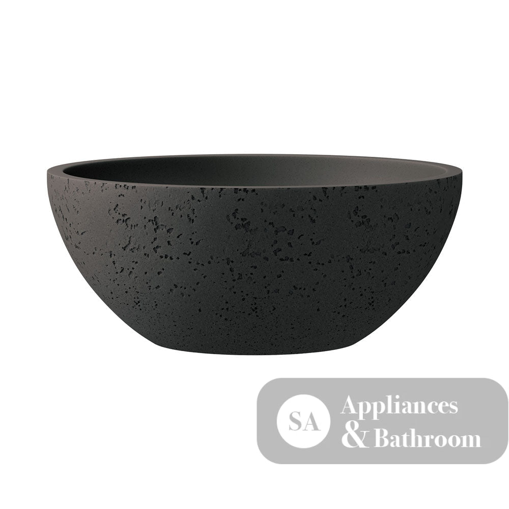 Fienza RB074 Alba Round Concrete Above Counter Basin Warm Grey - Basins