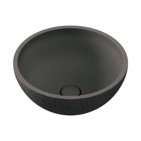 Fienza RB074 Alba Round Concrete Above Counter Basin Warm Grey - Basins