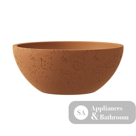 Fienza RB074TU Alba Round Concrete Above Counter Basin Tuscan - Basins