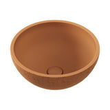Fienza RB074TU Alba Round Concrete Above Counter Basin Tuscan - Basins