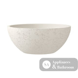 Fienza RB074W Alba Round Concrete Above Counter Basin Warm White - Basins