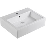 Fienza RB07N Modena Above Counter Basin 1 Tap Hole White Gloss - Basins