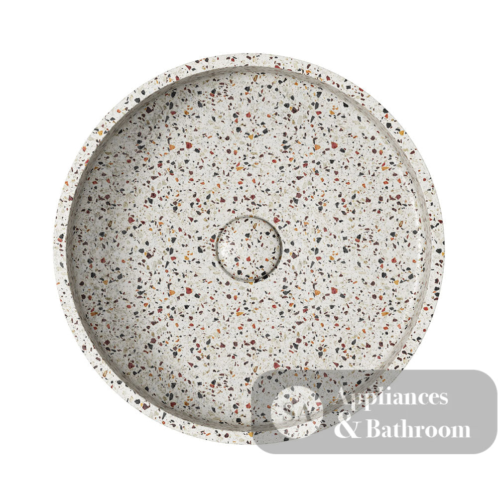 Fienza RB199TZ Jada Concrete Above Counter Basin Terrazzo - Basins