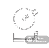 Fienza RB199W Jada Concrete Above Counter Basin Warm White - Basins