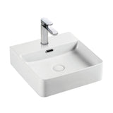 Fienza RB2177 Petra Mini Above Counter 1 Tap Hole Basin White - Basins