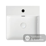 Fienza RB2177 Petra Mini Above Counter 1 Tap Hole Basin White - Basins
