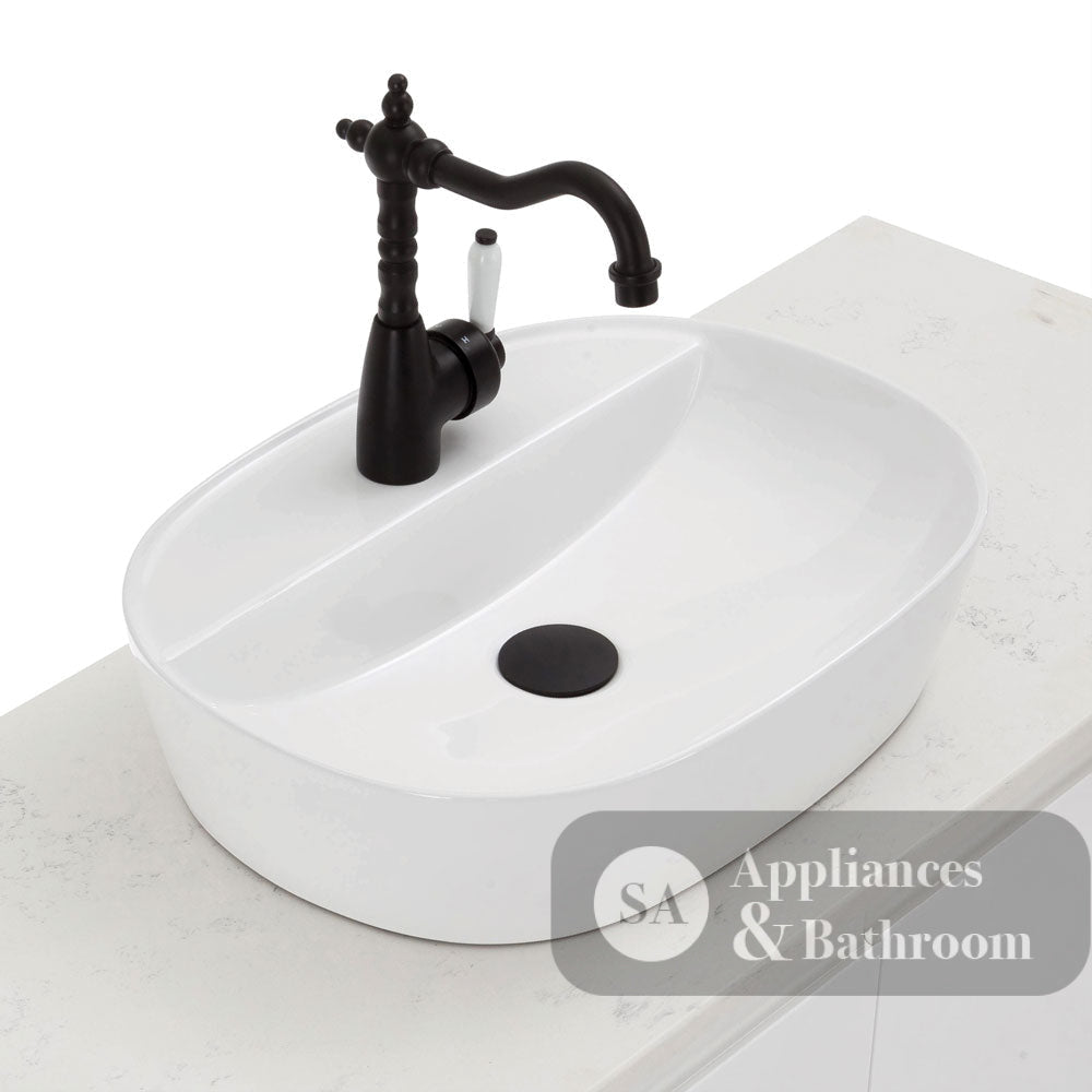 Fienza RB2202 Chica 500mm Above Counter Ceramic Basin White - Basins