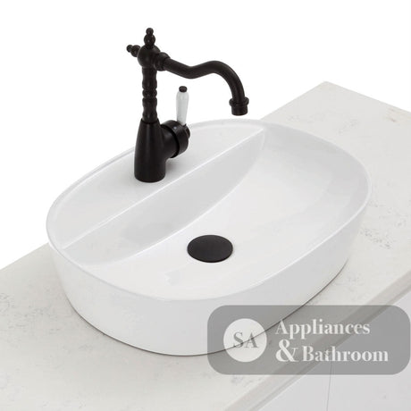 Fienza RB2202 Chica 500mm Above Counter Ceramic Basin White - Basins
