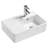 Fienza RB2275R Delta Care Gloss White Right Bowl Wall Hung Basin - Basins