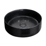 Fienza RB3134B Reba Above Counter Ceramic Basin Matte Black - Basins