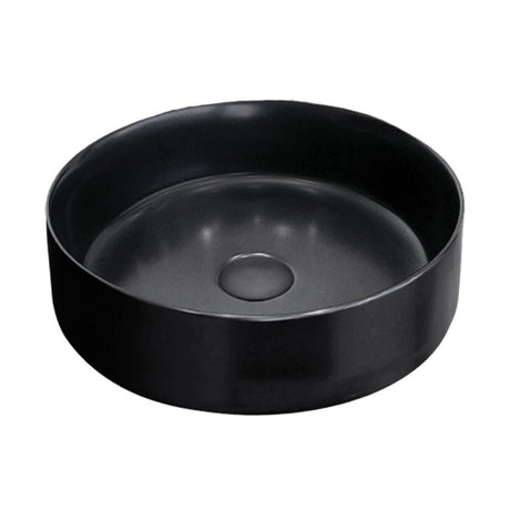Fienza RB3134B Reba Above Counter Ceramic Basin Matte Black - Basins