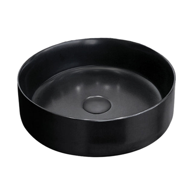 Fienza RB3134B Reba Above Counter Ceramic Basin Matte Black - Basins