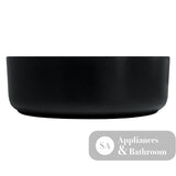 Fienza RB3134B Reba Above Counter Ceramic Basin Matte Black - Basins