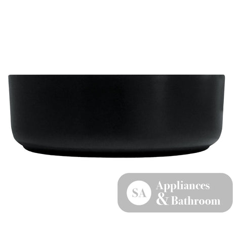 Fienza RB3134B Reba Above Counter Ceramic Basin Matte Black - Basins