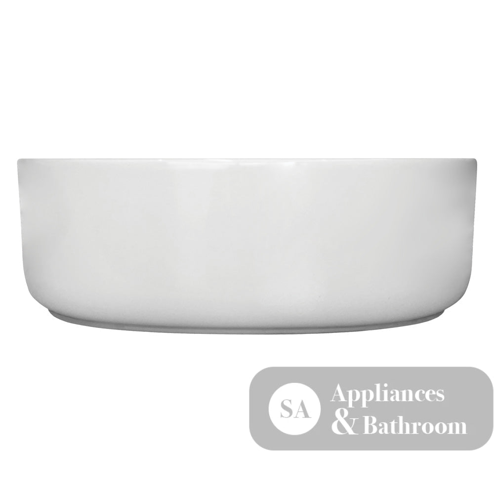 Fienza RB3134W Reba Above Counter Ceramic Basin Matte White - Basins