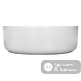 Fienza RB3134W Reba Above Counter Ceramic Basin Matte White - Basins