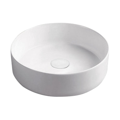 Fienza RB3134W Reba Above Counter Ceramic Basin Matte White - Basins