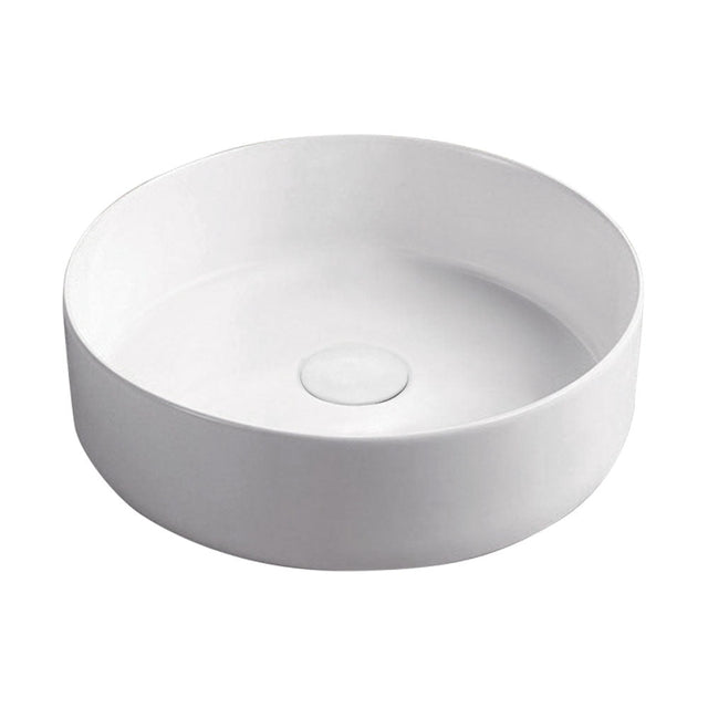 Fienza RB3134W Reba Above Counter Ceramic Basin Matte White - Basins