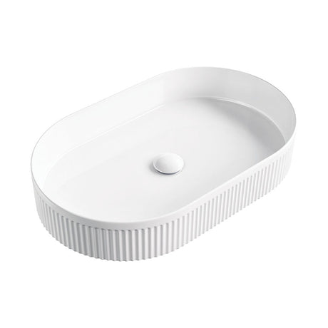 Fienza RB464 Eleanor Oval Above Counter Basin Gloss White - Basins