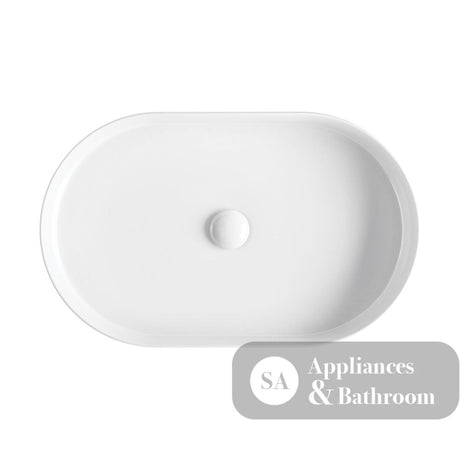 Fienza RB464 Eleanor Oval Above Counter Basin Gloss White - Basins