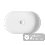 Fienza RB464MW Eleanor Oval Above Counter Basin Matte White - Basins